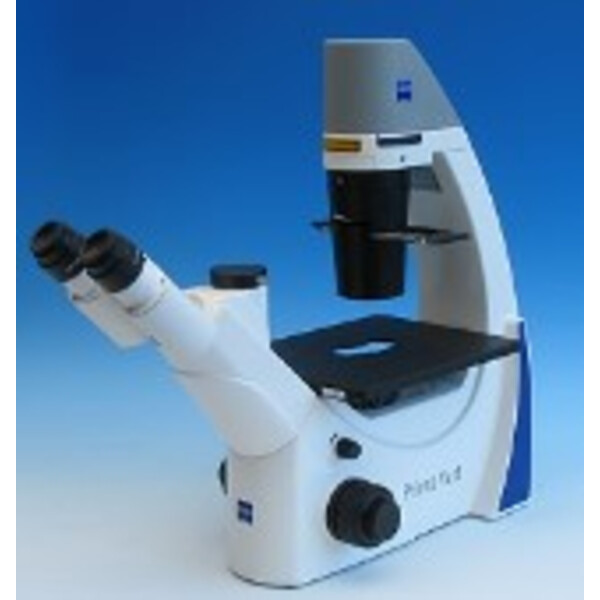 ZEISS Omgekeerde microscoop Primovert trino Ph0, Ph1,Ph2, 40x, 100x, 200x, 400x Kond 0.4