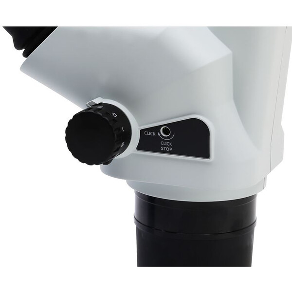 Optika Stereo zoom microscoop SZO-5 , bino, 6.7-45x, Säulenstativ, Auf-, Durchlicht, Doppelspot