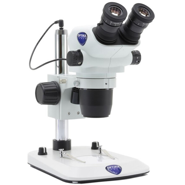 Optika Stereo zoom microscoop SZO-3, bino, 6.7-45x, Zuilen, Invallend en Doorgelaten licht