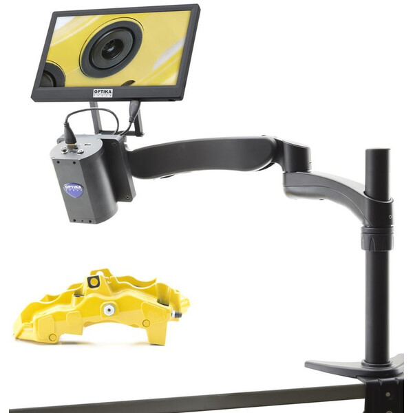 Optika Microscoop IS-03, zoomopt. 1x-14x, camera 2MP, 11,5inch scherm