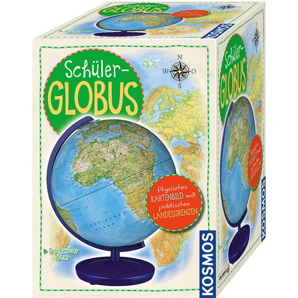 Kosmos Verlag Kinderglobe Schülerglobus physisch 26cm