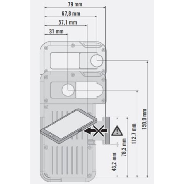 Swarovski Set VPA-adapters met AR-B Adapter ring voor BTX/verrekijkers