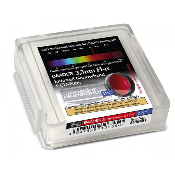 Baader Ultra-Narrowband 3,5nm H-alpha Filters 1,25".
