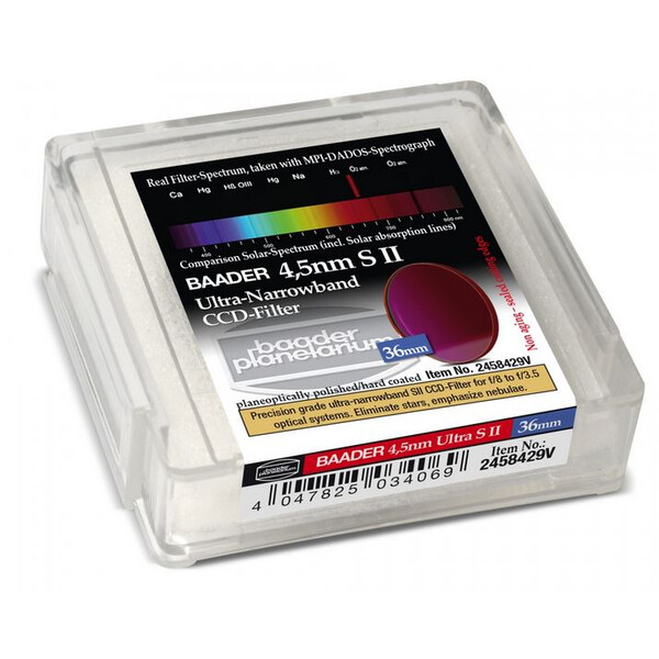 Baader Filters Ultra-Narrowband 4,5nm S II CCD Filter 36mm