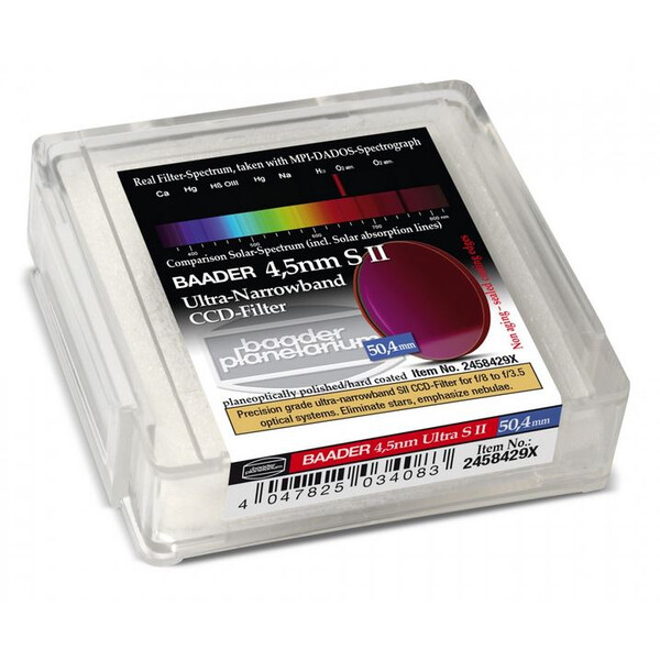 Baader Filters Ultra-Narrowband 4,5nm S II CCD Filter 50,4mm