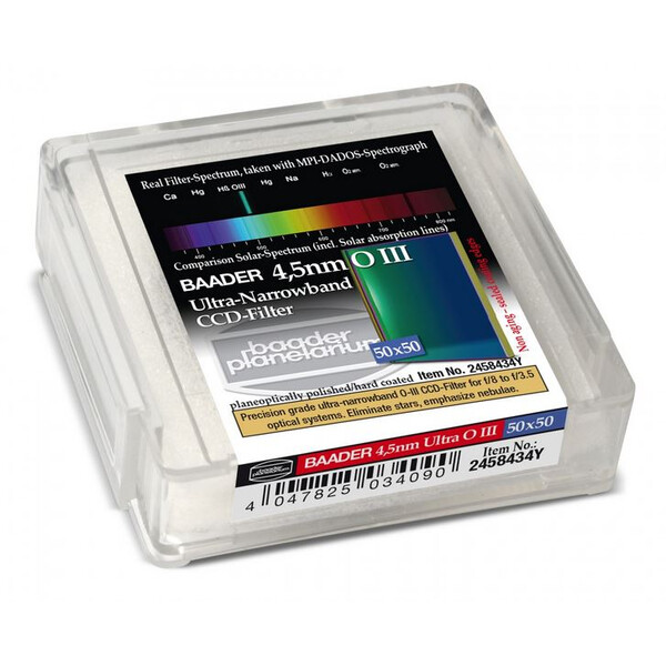 Baader Ultra-Narrowband 4,5nm OIII-Filters 50x50mm