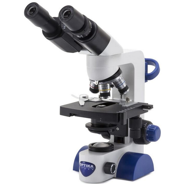 Optika Microscoop B-67 , bino, 40-600x, LED, oplaadbare batterij, Kruistafel