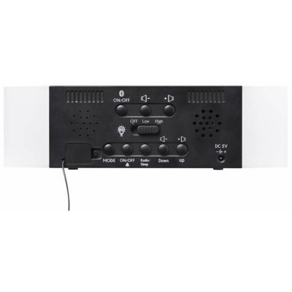 Bresser Uur FM-radiowekker met Bluetooth-functie