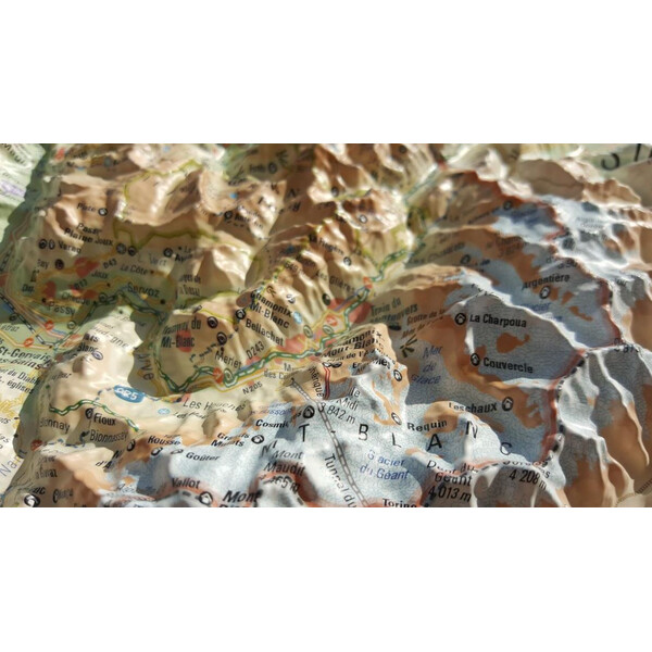 3Dmap Regionale kaart La Haute Savoie