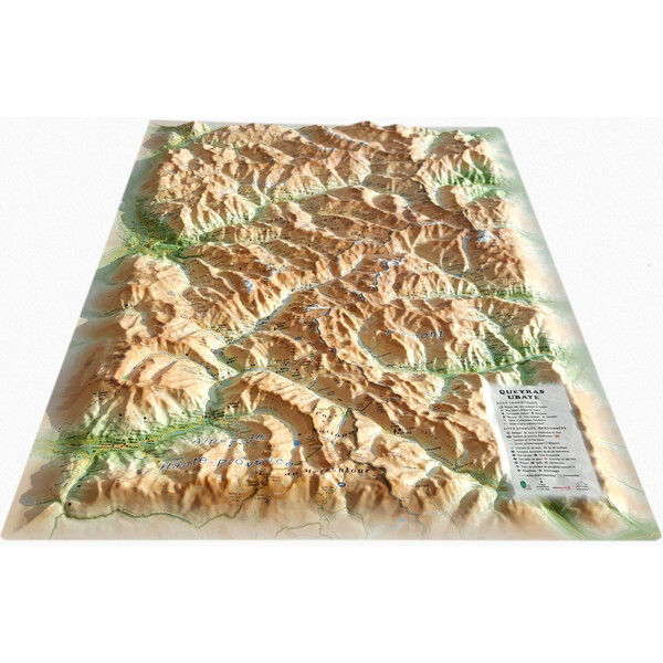 3Dmap Regionale kaart Queyras-Ubaye