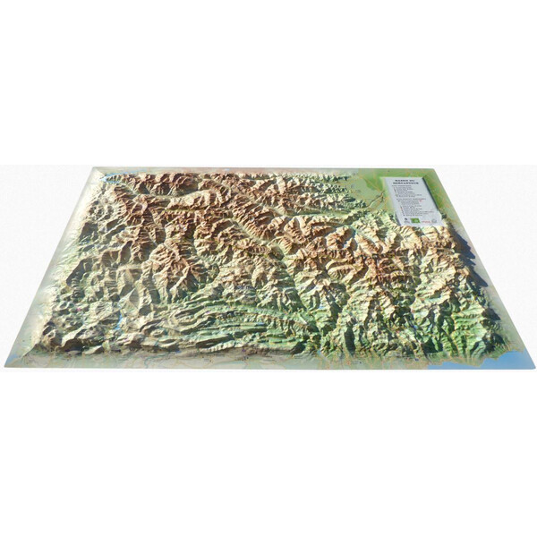 3Dmap Regionale kaart Le Massif du Mercantour