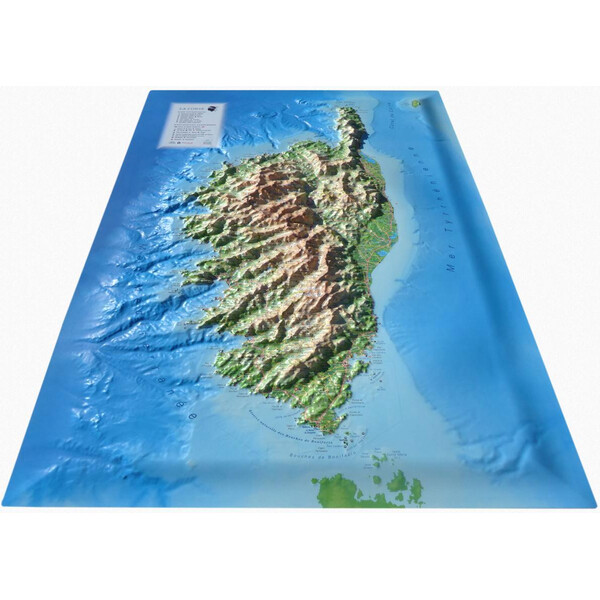 3Dmap Regionale kaart La Corse