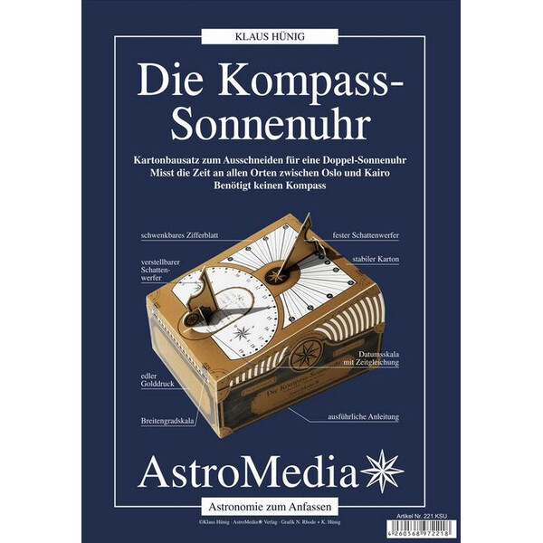 AstroMedia Set De kompas zonnewijzer (Duits)