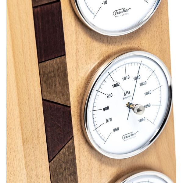 Fischer Weerstation van echt hout Natuurgids