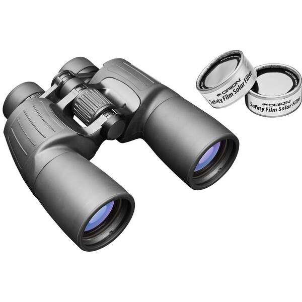 Orion Verrekijkers 10x50 E-Serie met zonnefilterset