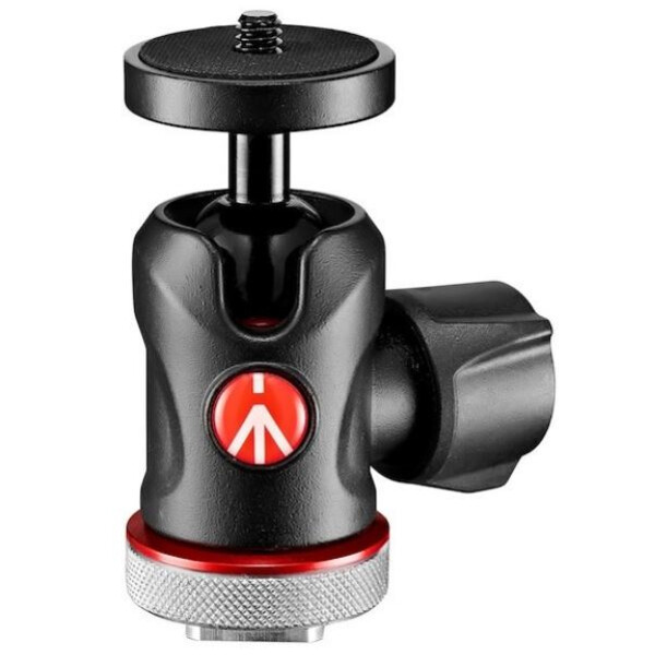 Manfrotto Balhoofd MH492LCD-BH Micro met flitsschoen