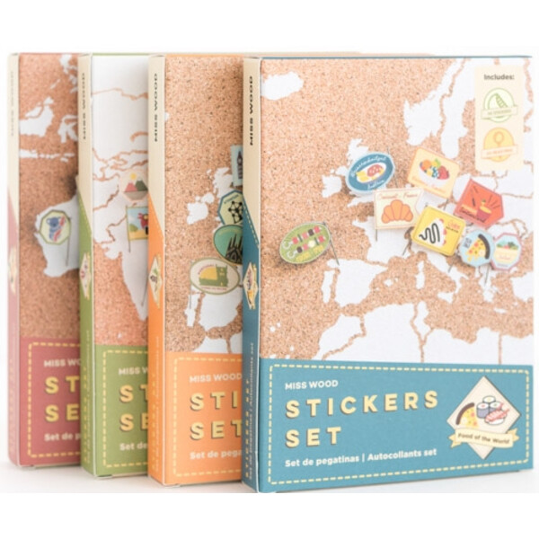 Miss Wood Stickerpakket (alle 4 stuks)