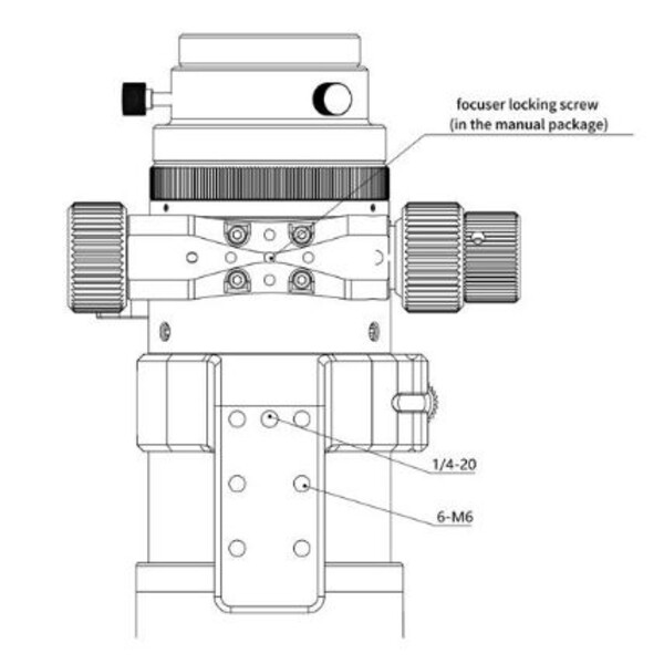 Sharpstar Apochromatische refractor AP 61/270 EDPH II OTA