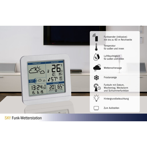 TFA Sky draadloos weerstation wit