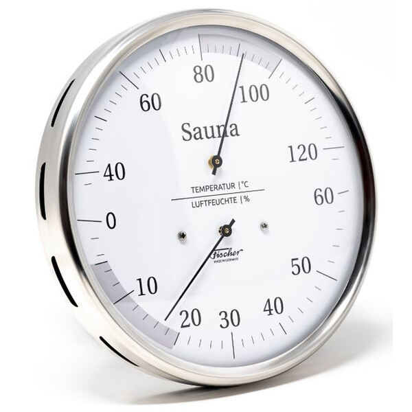 Fischer Weerstation Sauna-Thermohygrometer 130 mm