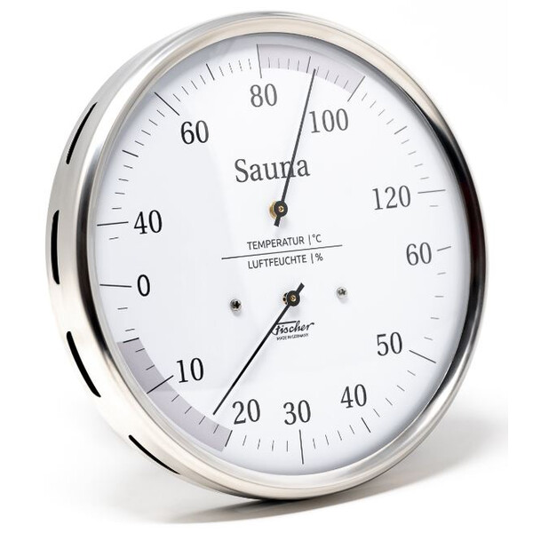 Fischer Weerstation Sauna thermohygrometer 160 mm