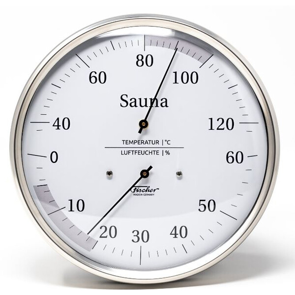 Fischer Weerstation Sauna thermohygrometer 130 mm