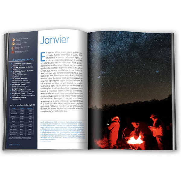 Amds édition  Jaarboek Le Ciel à l'oeil nu en 2020