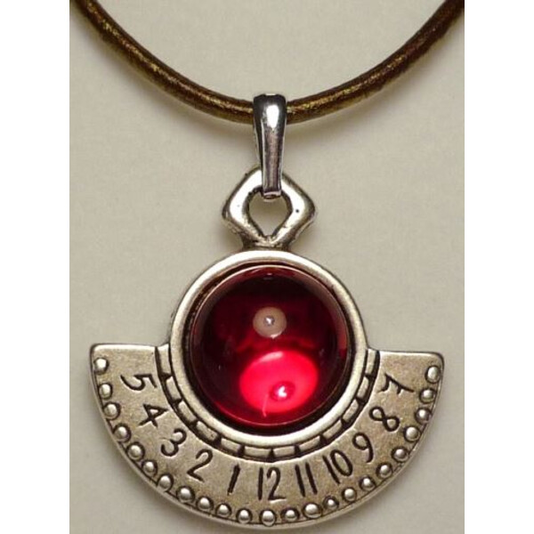 Ragalaxys Hypatia Zonnewijzer Rood halssnoer