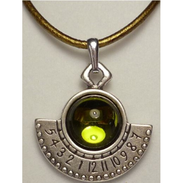 Ragalaxys Hypatia Zonnewijzer Appelgroen collier