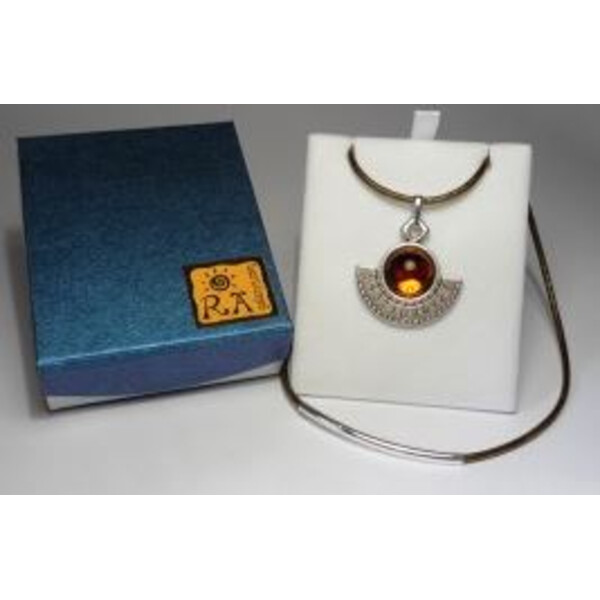 Ragalaxys Necklace Hypatia Sundial Red