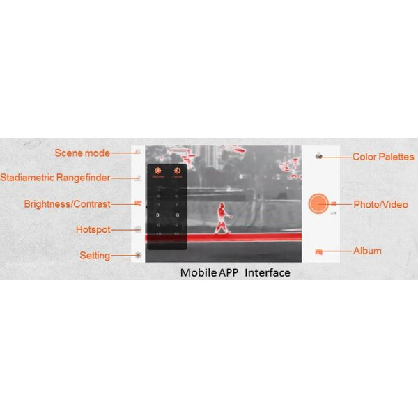 Guide Warmtebeeldcamera Thermalkamera TrackIR 50mm