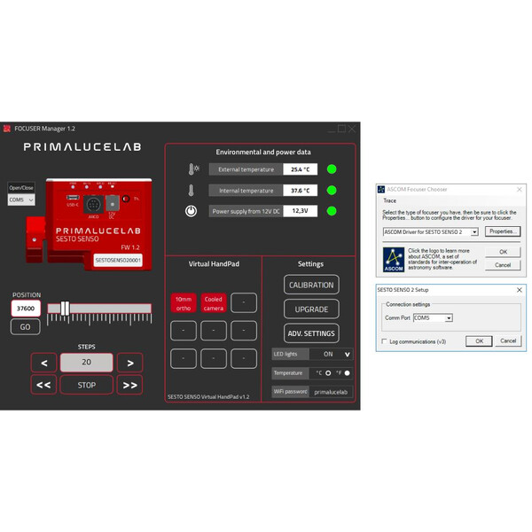 PrimaLuceLab SESTO SENSO 2 robotic focusmotor