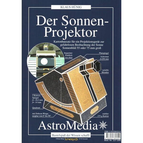 AstroMedia Set Sonnen-Projektor