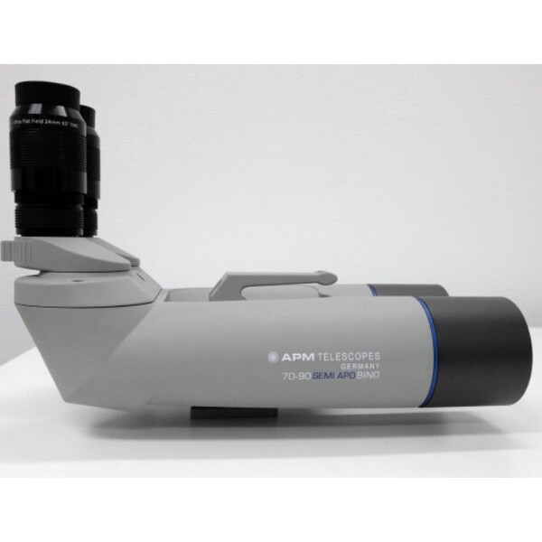 APM verrekijkers 70mm 90° ED 1.25 met 24mm UF oculairs en koffer