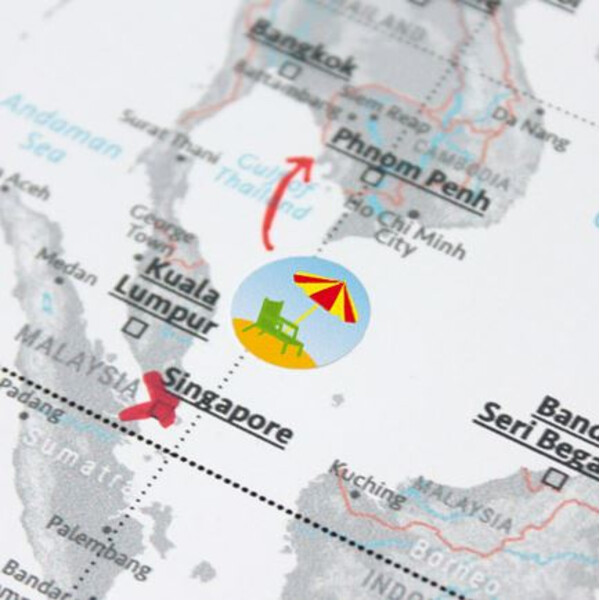 Marmota Maps Stickers voor Worldmaps