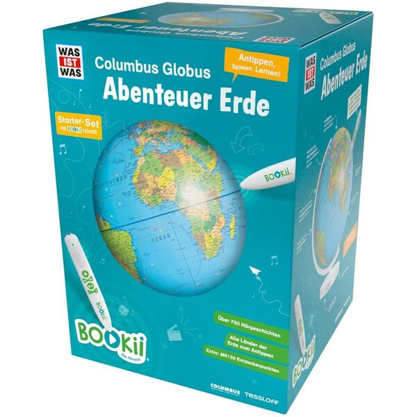 Tessloff-Verlag Kinderglobe BOOKii Globus mit Stift 34cm