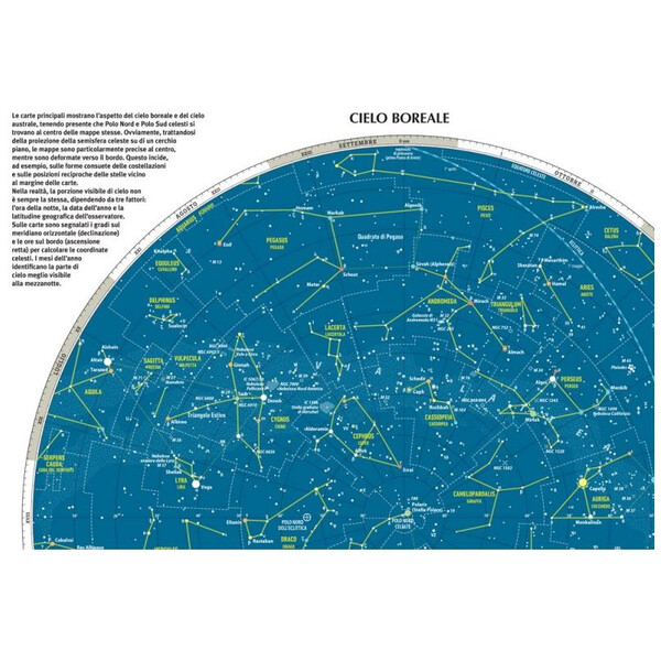 Libreria Geografica Poster Il Cielo/ Le Costellazioni dello Zodiaco astronomico