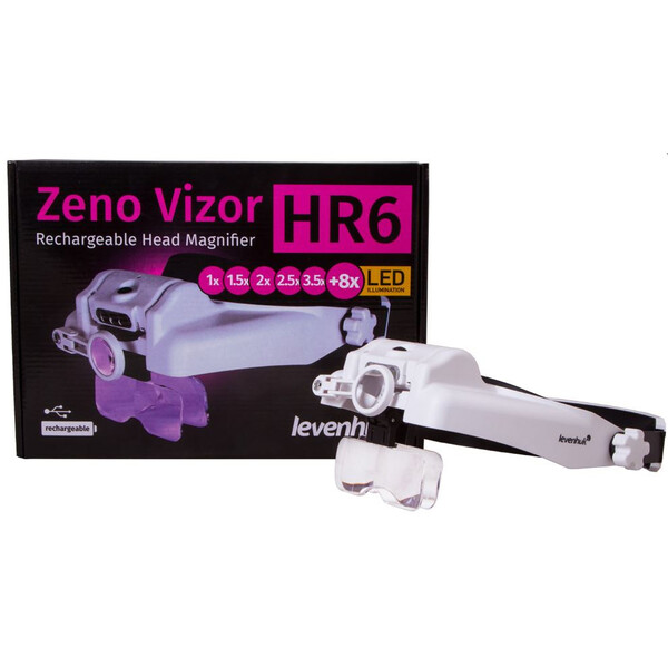 Levenhuk Vergrootglazen Zeno Vizor HR6 rechargeable