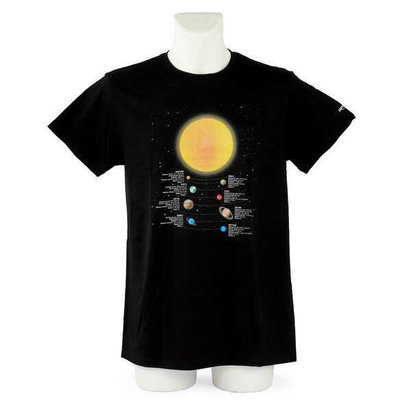 Omegon T-shirt info planeten - Maat 2XL