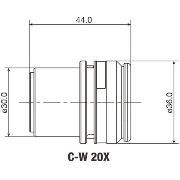 Nikon Oculair Eye Piece C-W 20x/12.5 mm