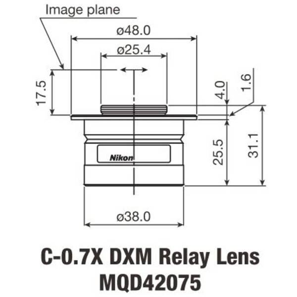 Nikon C-Mount TV Adapter 0,7 x