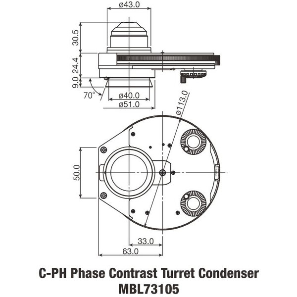 Nikon C-C fasecontrast condensor