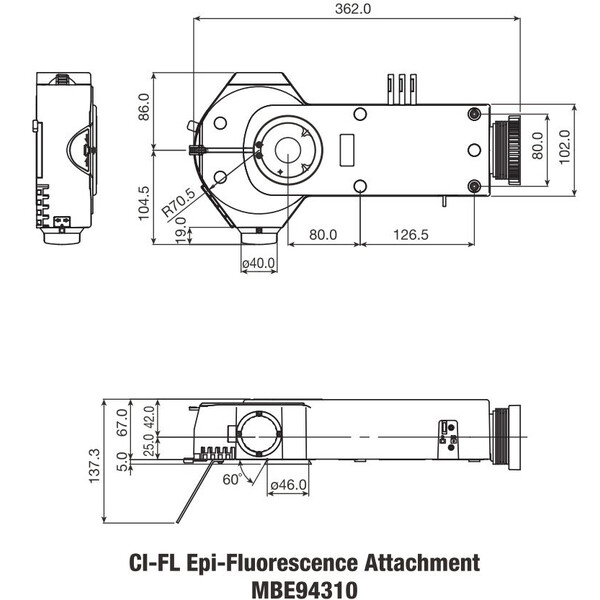 Nikon Ci-FL  Epi-fluorescence Attachment