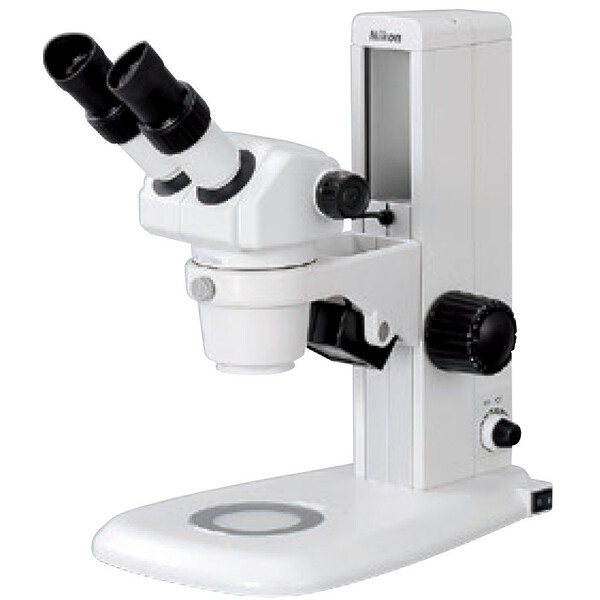 Nikon Stereo zoom microscoop SMZ445, bino, 0.8x-3.5x, 45°, FN21, W.D.100mm, Auf- u. Durchlicht, LED