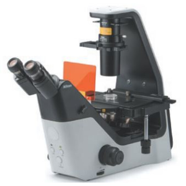 Nikon microscoop ECLIPSE TS2, invers, trino, PH, FL, zonder objectieven