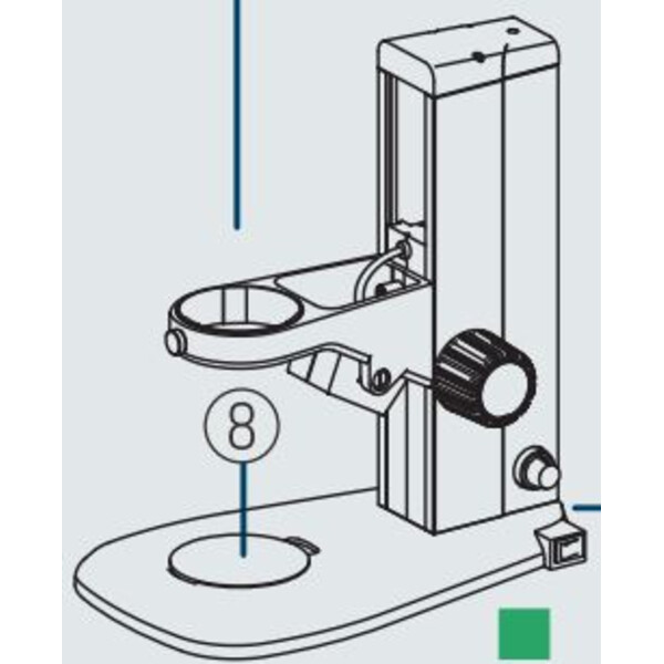 Nikon Stereo zoom microscoop SMZ745, bino, 0,67x-5x,45°, FN22, B.D.115mm, invallend en doorgelaten licht, LED