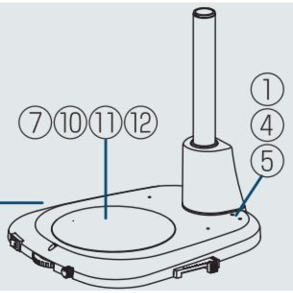 Nikon Stereo zoom microscoop SMZ745, bino, 0,67x-5x,45°, FN22, B.D.115mm, Doorgelaten licht, LED