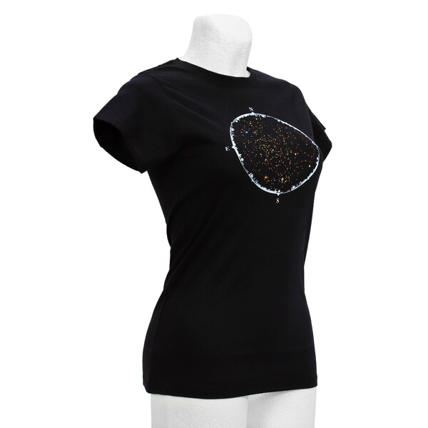 Omegon T-shirt sterrenkaart, voor vrouwen, maat 2XL