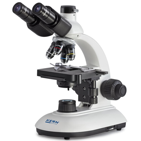 Kern Microscoop Trino Achromat 4/10/20/40, WF10x18, 3W LED, OBE 110