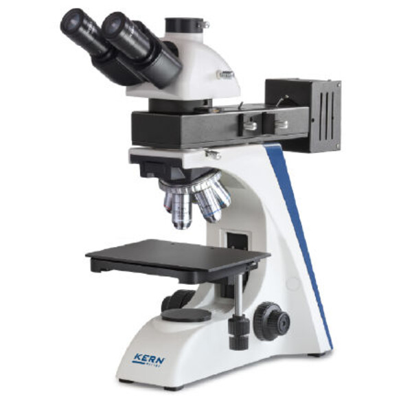 Kern Microscoop OKO 178, MET, POL, trino, Inf plan, 50x-1000x, incident/reflectielicht, HAL, 100W